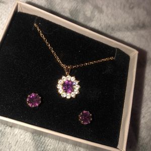 Necklace and Earrings set.